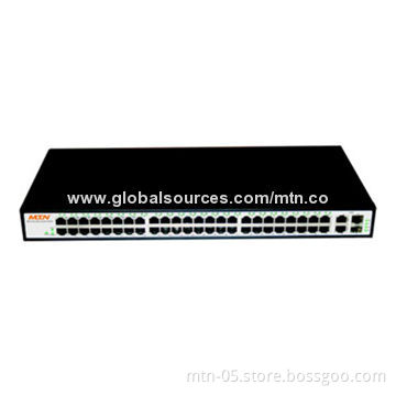 48-port 10/100Mbps Managed Switch, OEM Orders Welcomed